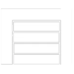 Double Sectional Panel Garage Door Insulation Melbourne Supply Install